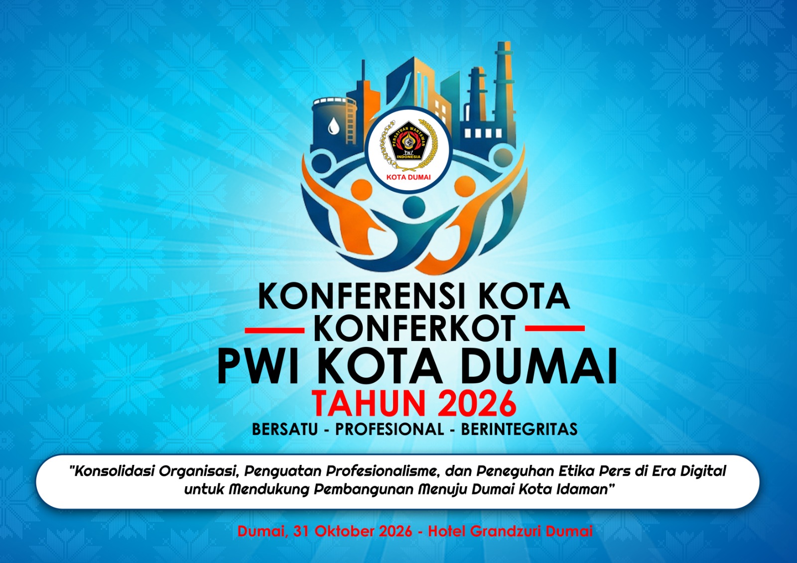 Persiapan Hampir Rampung, Konferkot PWI Dumai 2026 Berlangsung Sabtu 31 Oktober