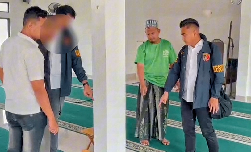 Polsek Bukit Kapur Ungkap Kasus Pencurian Dua Kotak Infak Masjid Al-Huda, Seorang Pria Diamankan