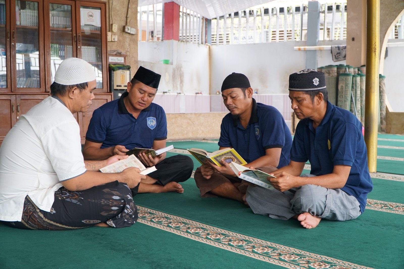 Mengaji Jadi Bekal Perubahan, Warga Binaan Rutan Dumai Tekun Belajar Al-Qur’an